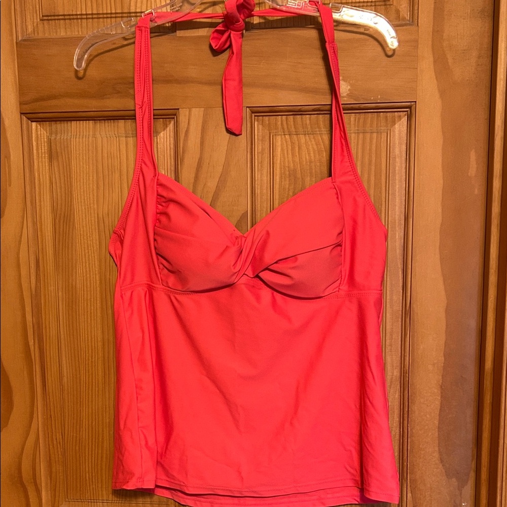 Women’s Catalina Swim Halter Top With Removable Pads Size XL 16-18 Like New
